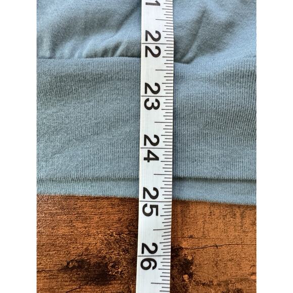 Uluru Hooded Tee Shirt Rocky Mountains Colorado New Unisex Medium Hiking Blue - Picture 7 of 7